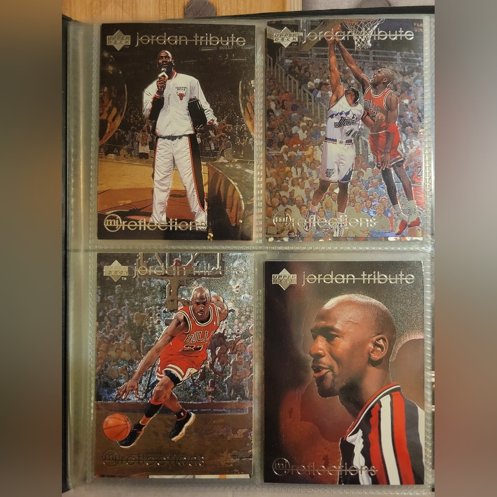 1998 UPPER DECK MICHAEL JORDAN TRIBUTE SERIES 3 MJ REFLECTIONS SET (30)